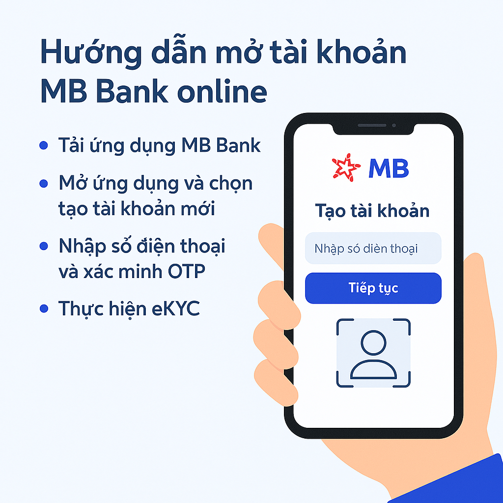 mở tài khoản mb bank online