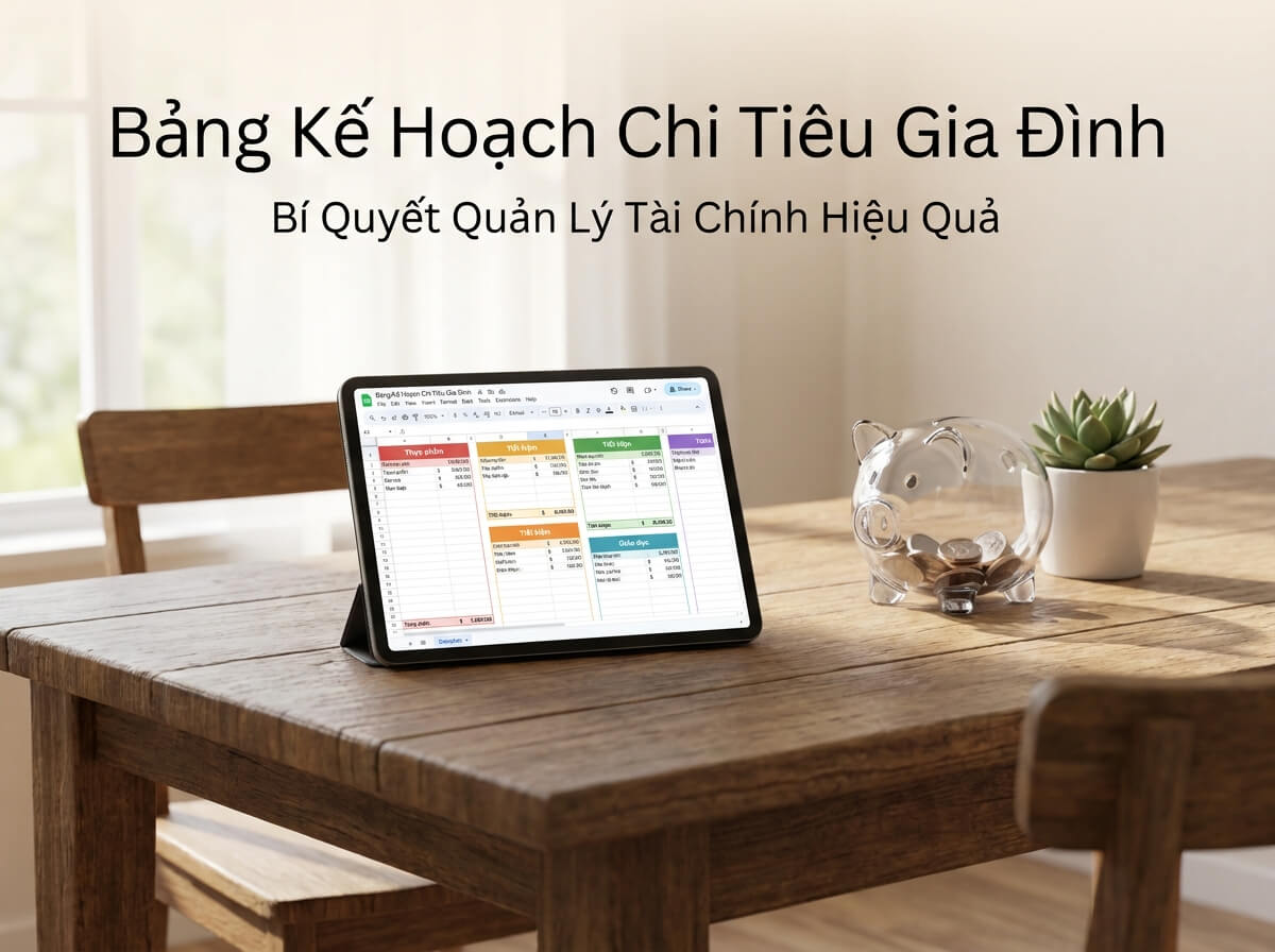 Bảng Kế Hoạch Chi Tiêu Gia Đình