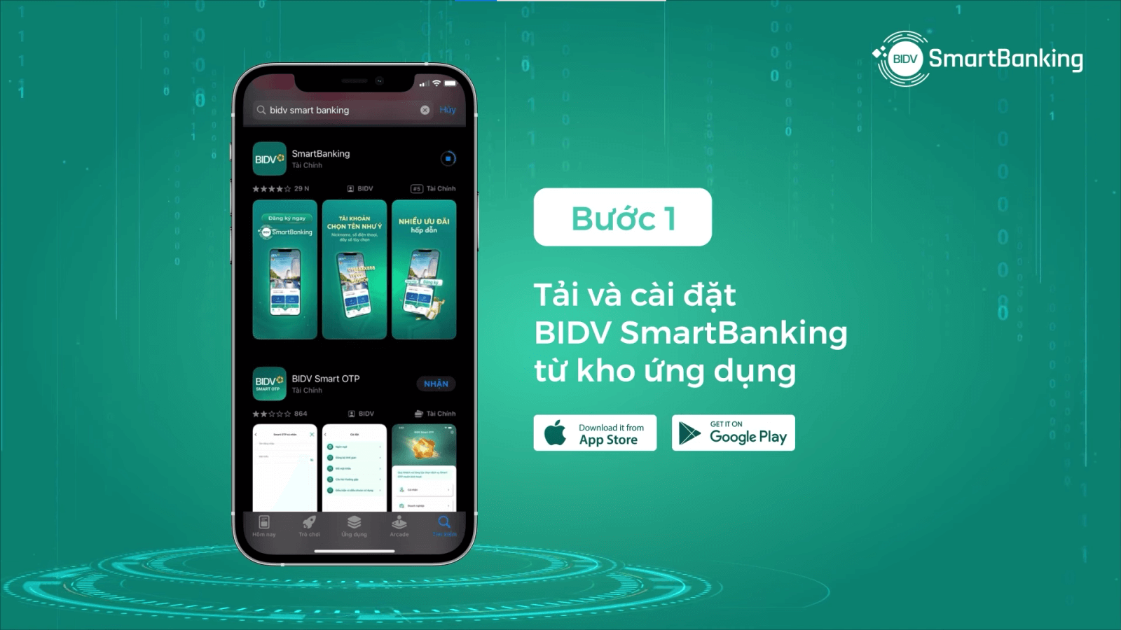 mở tài khoản BIDV online