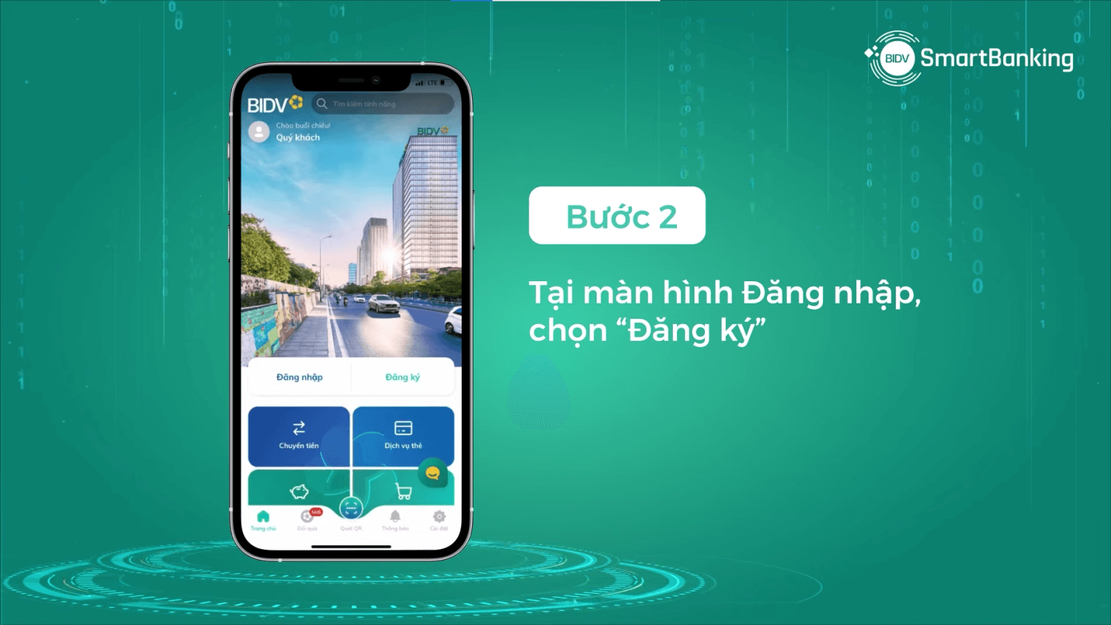 mở tài khoản BIDV online