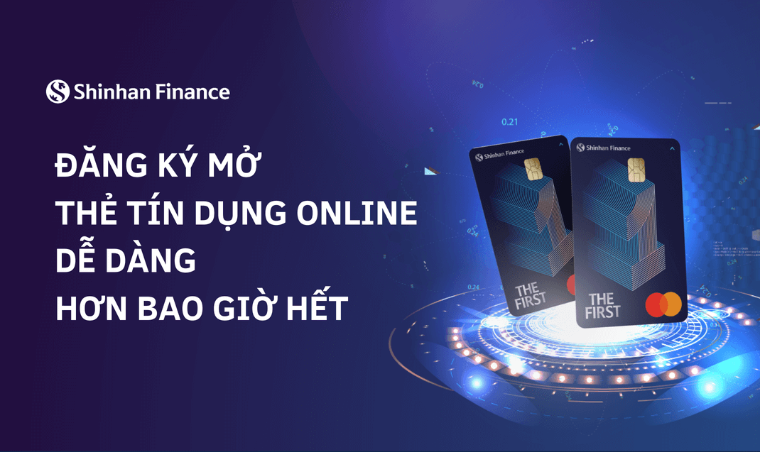 mở thẻ tín dụng shinhan